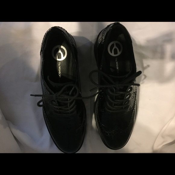 Black patent leather platform shoes - Picture 2 of 2